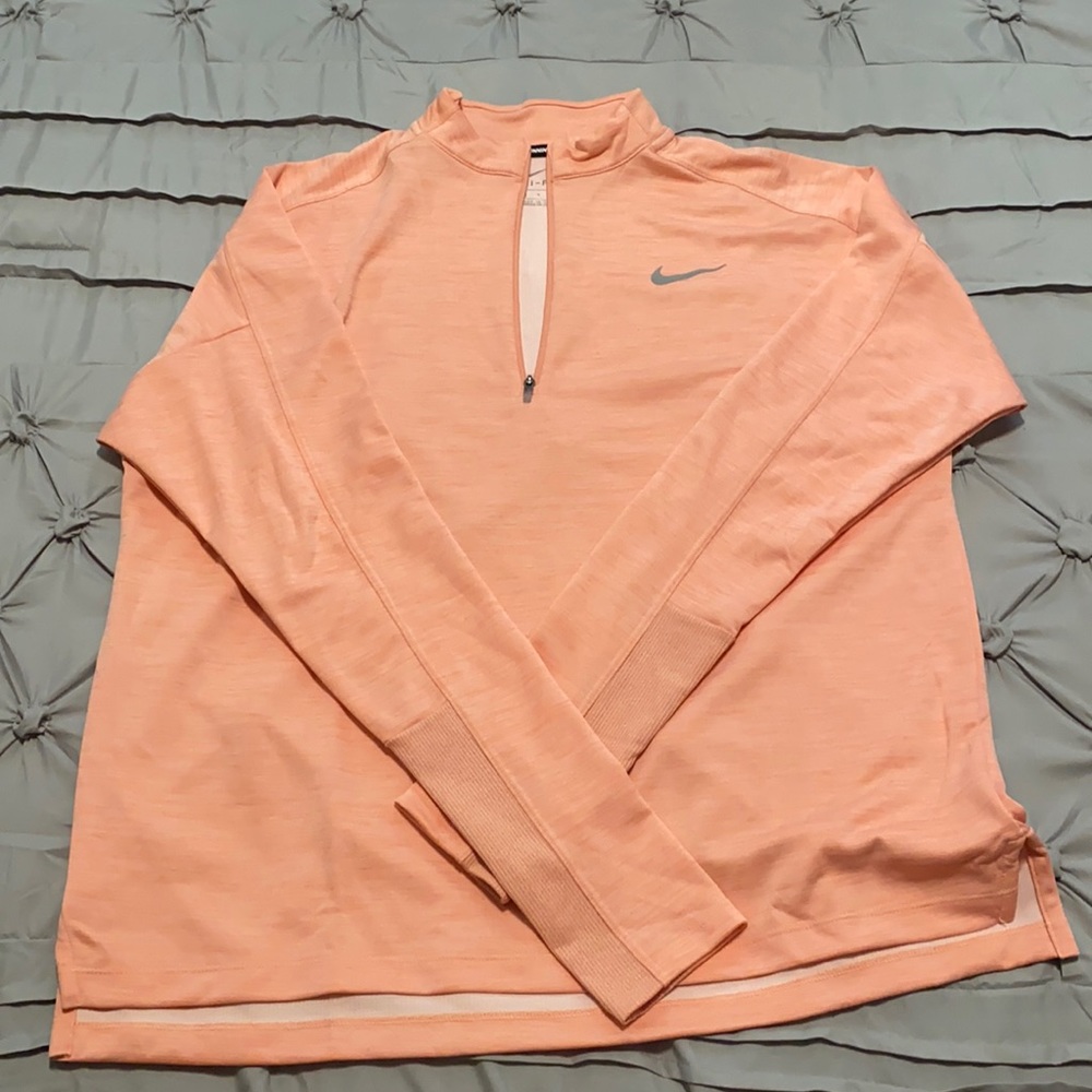 Peach Nike Quarter Zip